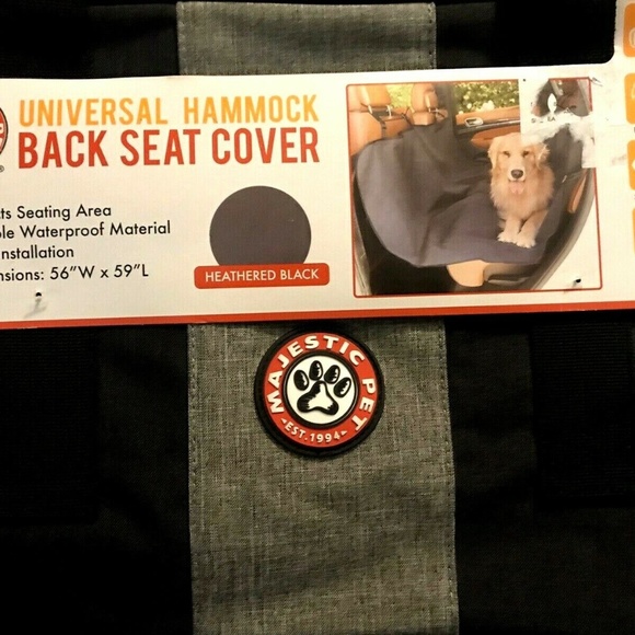 MAJESTIC PET UNIVERSAL HAMMOCK BACK SEAT COVER - Picture 4 of 4